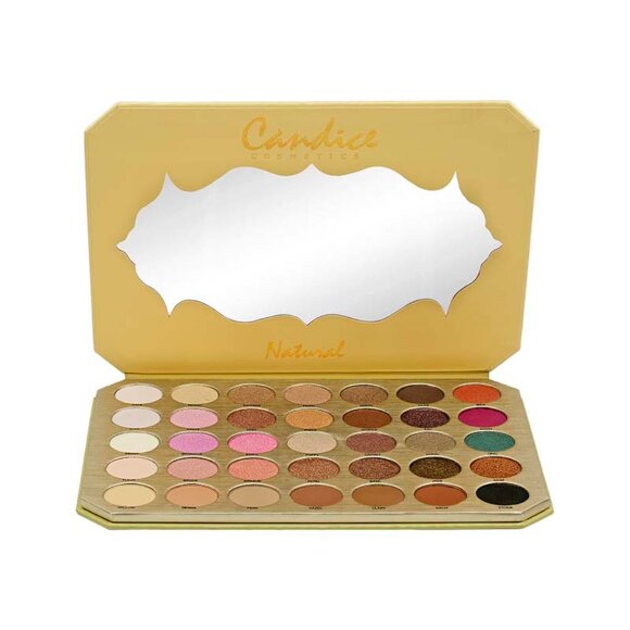 Be NATURAL - Candice Cosmetics Eyeshadow Palette – Pro 35 Colors - Picture 4 of 4